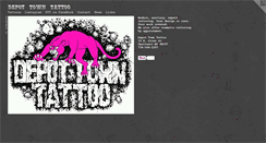 Desktop Screenshot of depottowntattoo.com